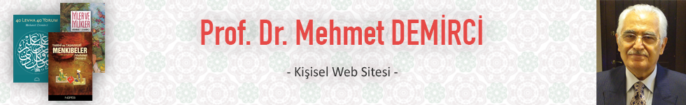 Prof. Dr. Mehmet Demirci Kişisel Web Sitesi